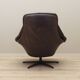 Leather swivel armchair, Danish design, 1960s, designer: H.W. Klein, manufacture: Bramin