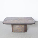 Table basse en béton Paul Kingma marron