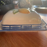 Painted lemon butter dish