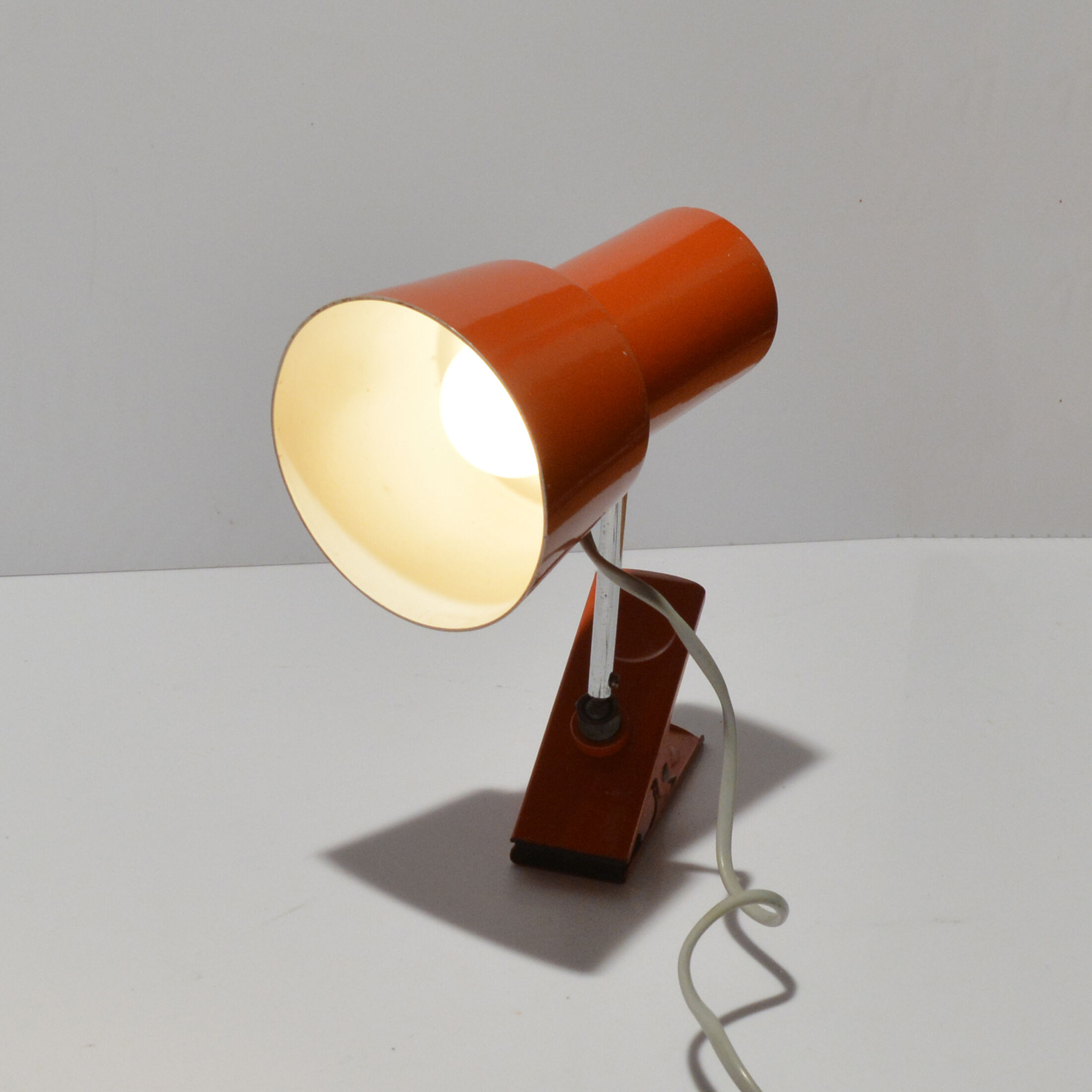 Lampe clip, conçue par J. Hurka, Napako, Tchécoslovaquie, années 1960