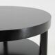 1940s Art Deco Round Coffee Table , Czechoslovakia
