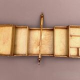 Old large wooden worker - Torck sewing box