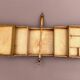 Old large wooden worker - Torck sewing box