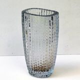 Mid Century Signed Glass Vase Kurt Wokan for Ingrid    - 18,5 cm tall