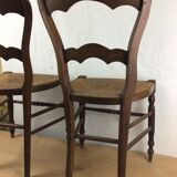 Pair of mulched chairs
