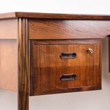Bureau Danois en Palissandre par Arne Vodder 1960.