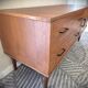 Low Scandinavian enfilade in teak, late 1960s.