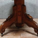 Table guéridon à allonges époque Louis Philippe en noyer vers 1830