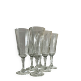Set of 6 Luminarc champagne glasses