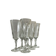 Set of 6 Luminarc champagne glasses