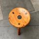Mid-century pine sauna stool by Bertel Gardberg for Artek, 1950s.
