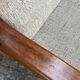 Teak and two-seater wool sofa from the 60s