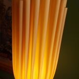 70's georgia jacob lamp, gold leaves