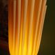70's georgia jacob lamp, gold leaves