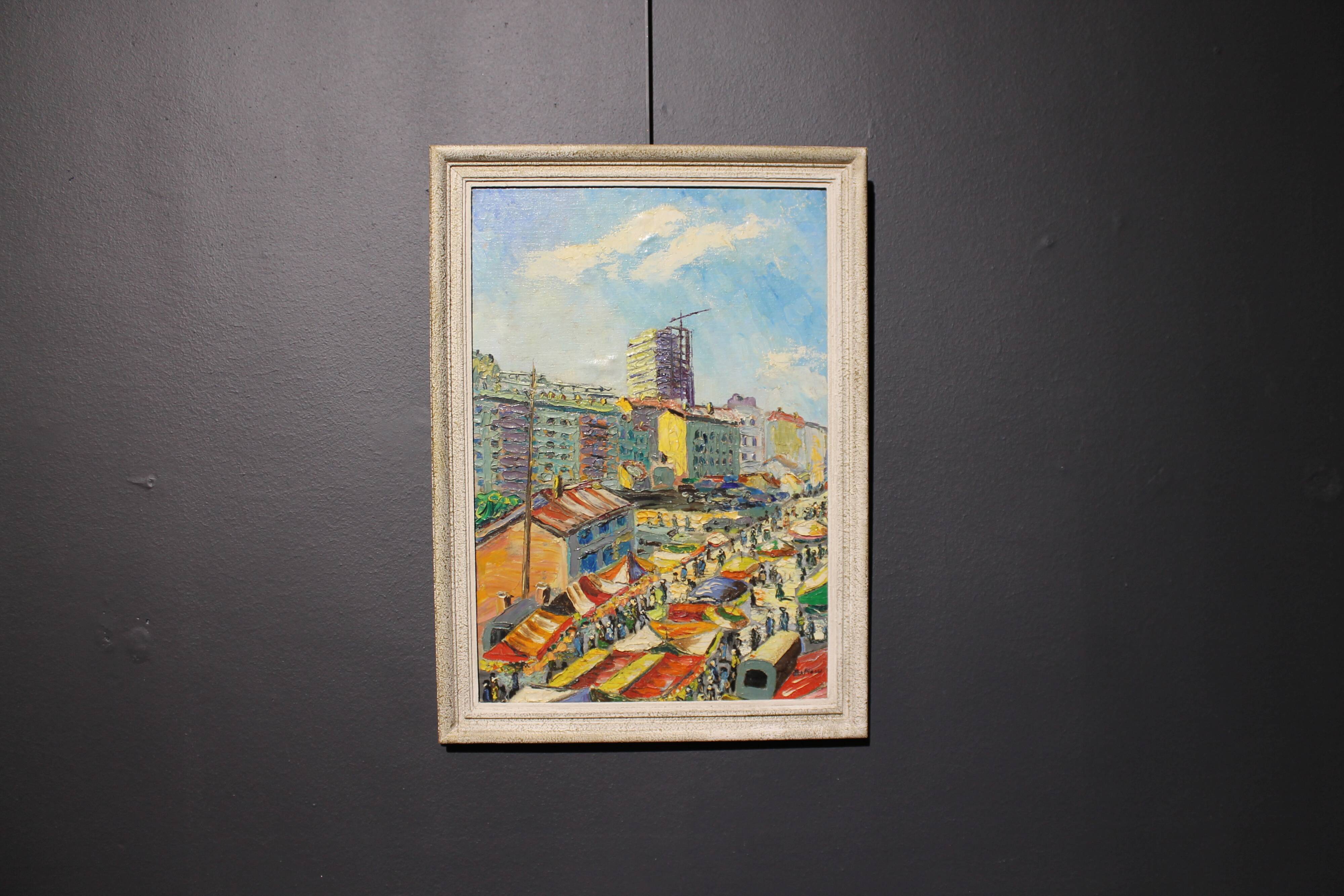 “flea market” painting, Paris