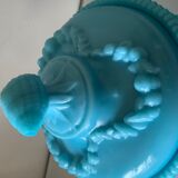 Bonbonnière sucrier opaline de Portieux Vallerysthal ancien