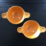 Pair of Provençal yellow bowls