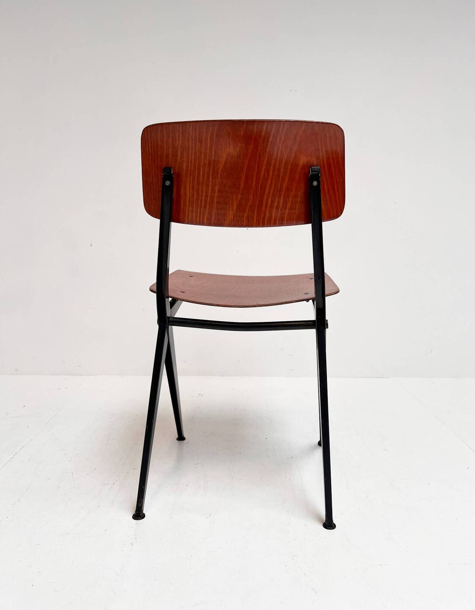 Set of 4 school chairs by Ynske Kooistra for Marko Holland, 1960s.