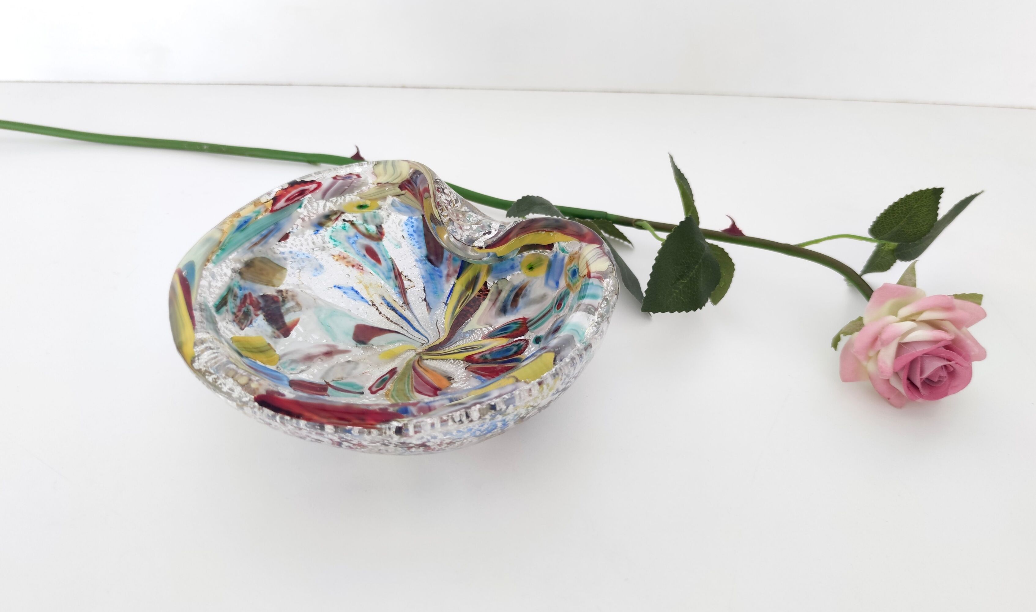 Vintage murano glass ashtray / vide-poche by Giulio Radi by Avem