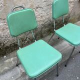 Green chairs