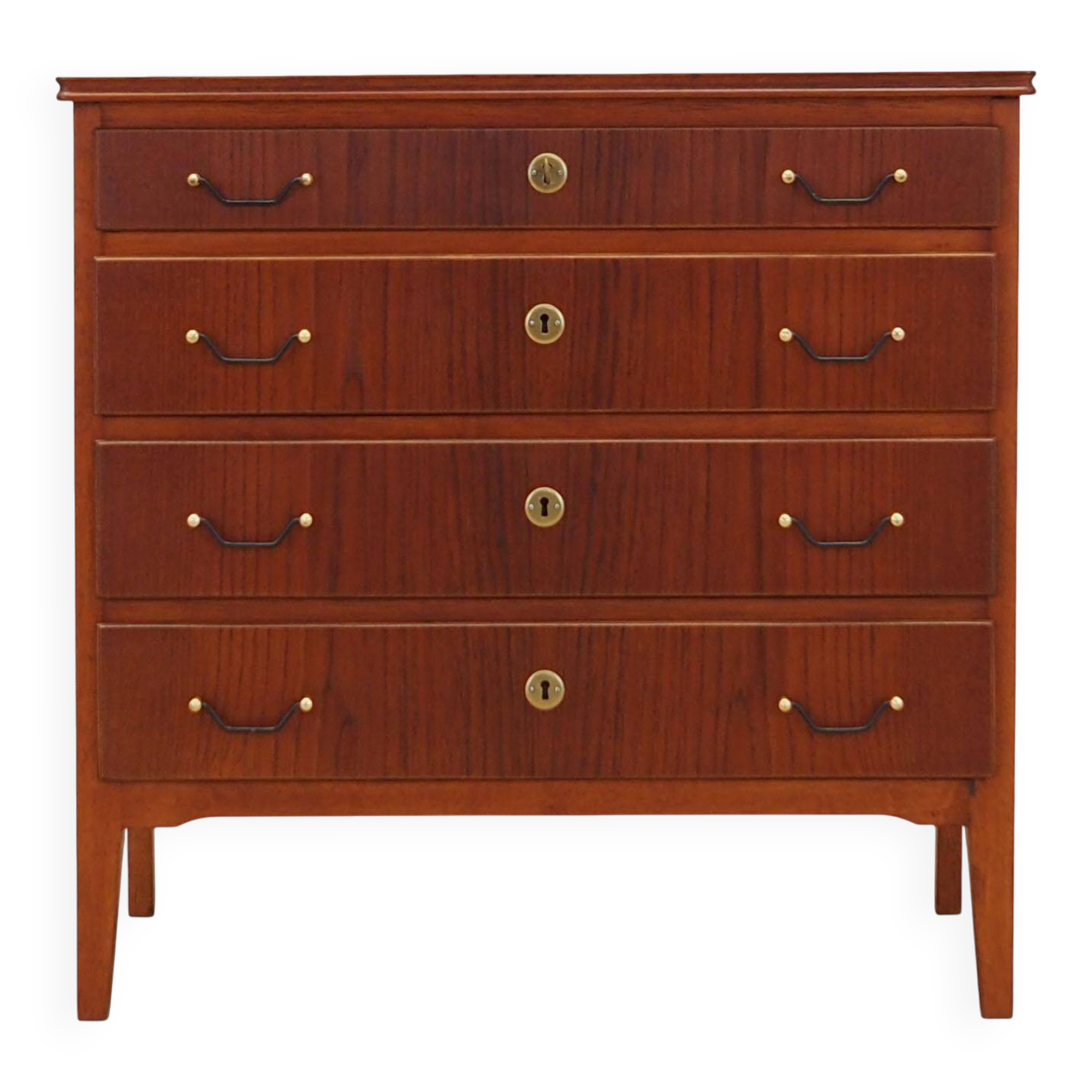 Teak chest of drawers, Danish design, 1970s, production: Denmark