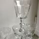 Set of 6 20s moulded glass glasses