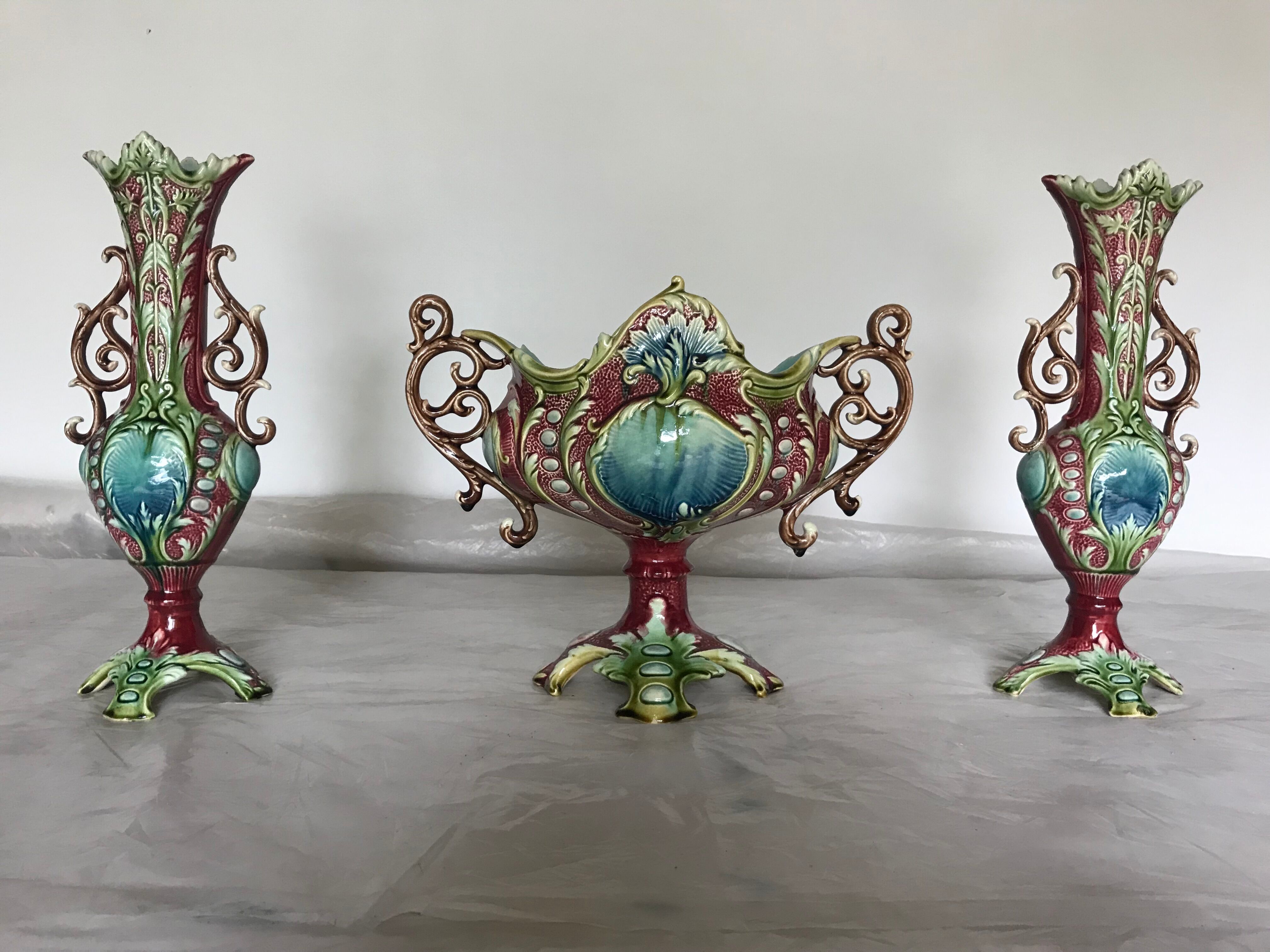 Vases " barbotine"