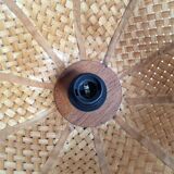 Rattan flower hanging 60s