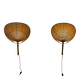 Ingo Maurer Uchiwa III wall lamps, M-Design 1973