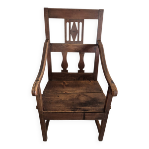Fauteuil rustique en - fin