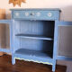 Small painted blue folk furniture – country spirit