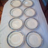 8 Terre de Fer Longchamp hollow plates