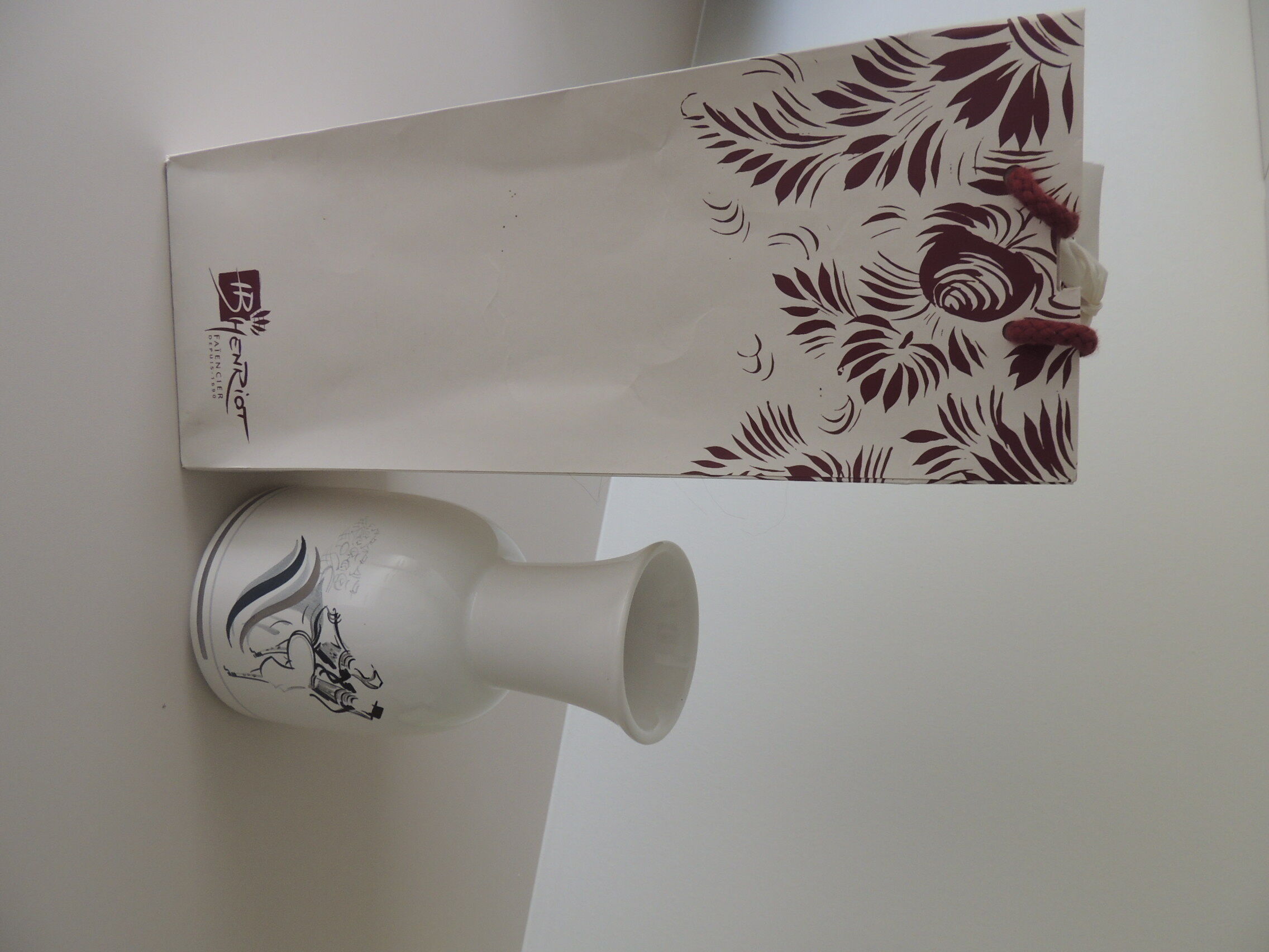 Henriot Quimper Vase