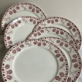 6 BFK dinner plates - Trifolium service