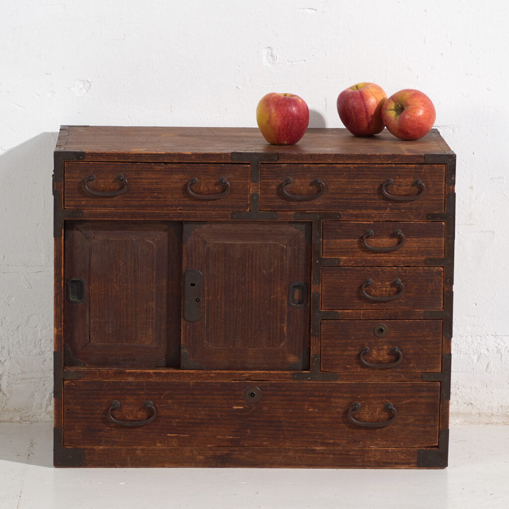 Small antique Japanese tansu – Meiji/Taishō period (c. 1890-1926) #26