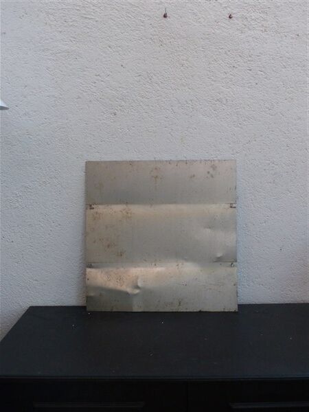 Butagaz bear enamelled plate