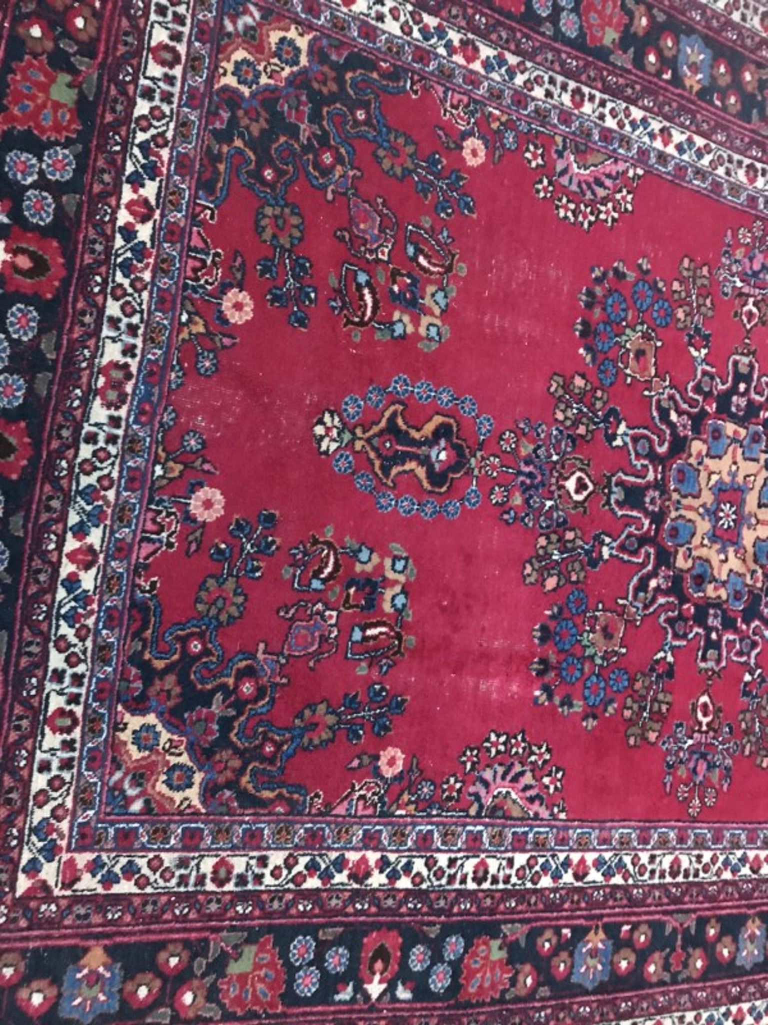 Former carpet Persian Mashhad done hand 200 X 280 CM