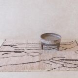 Pale Pink Berber Rug - 173 x 116 cm