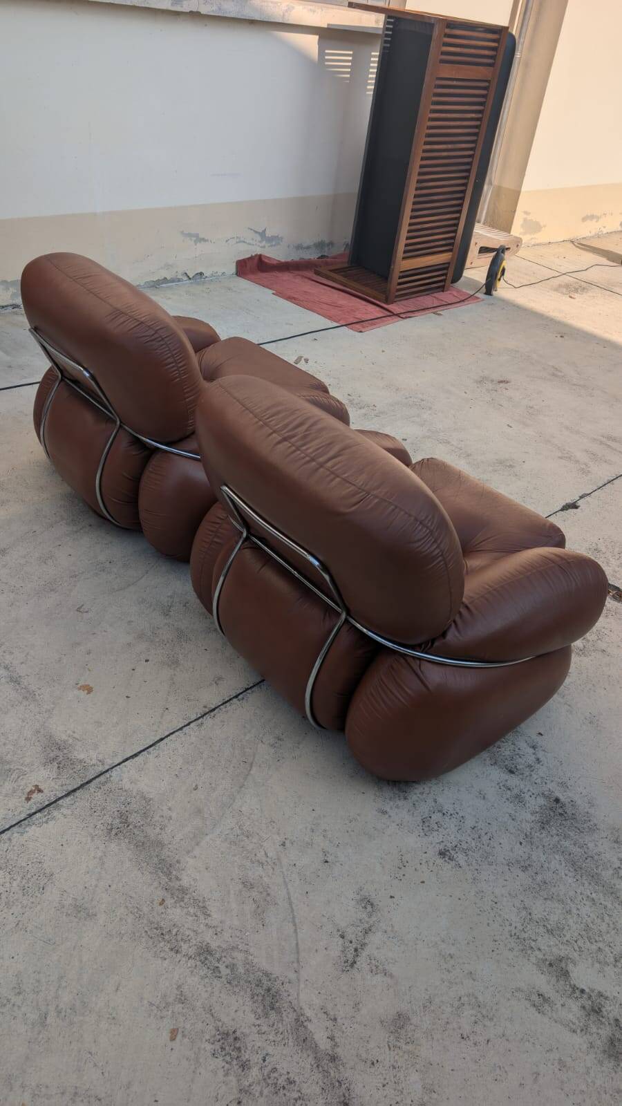 Set of 2 Okay armchairs by Adriano Piazzesi, 70s