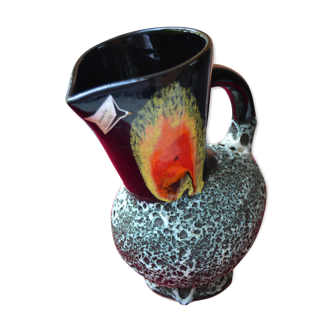 Vallauris moonstone pot from the 1950s with signature