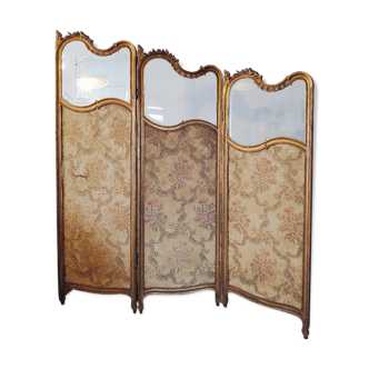 Former screen wood and glass beveled