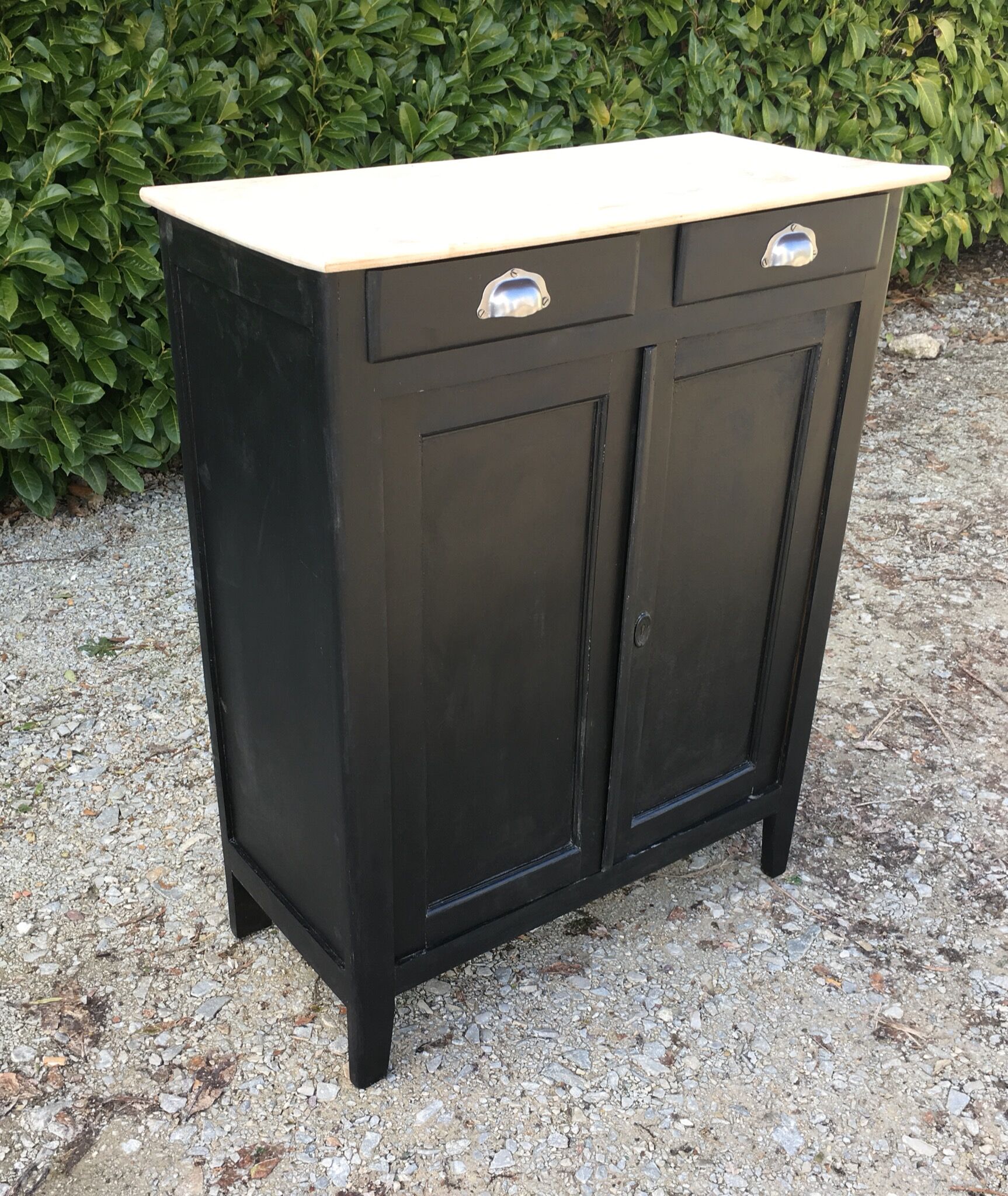 Paris buffet 2 doors black