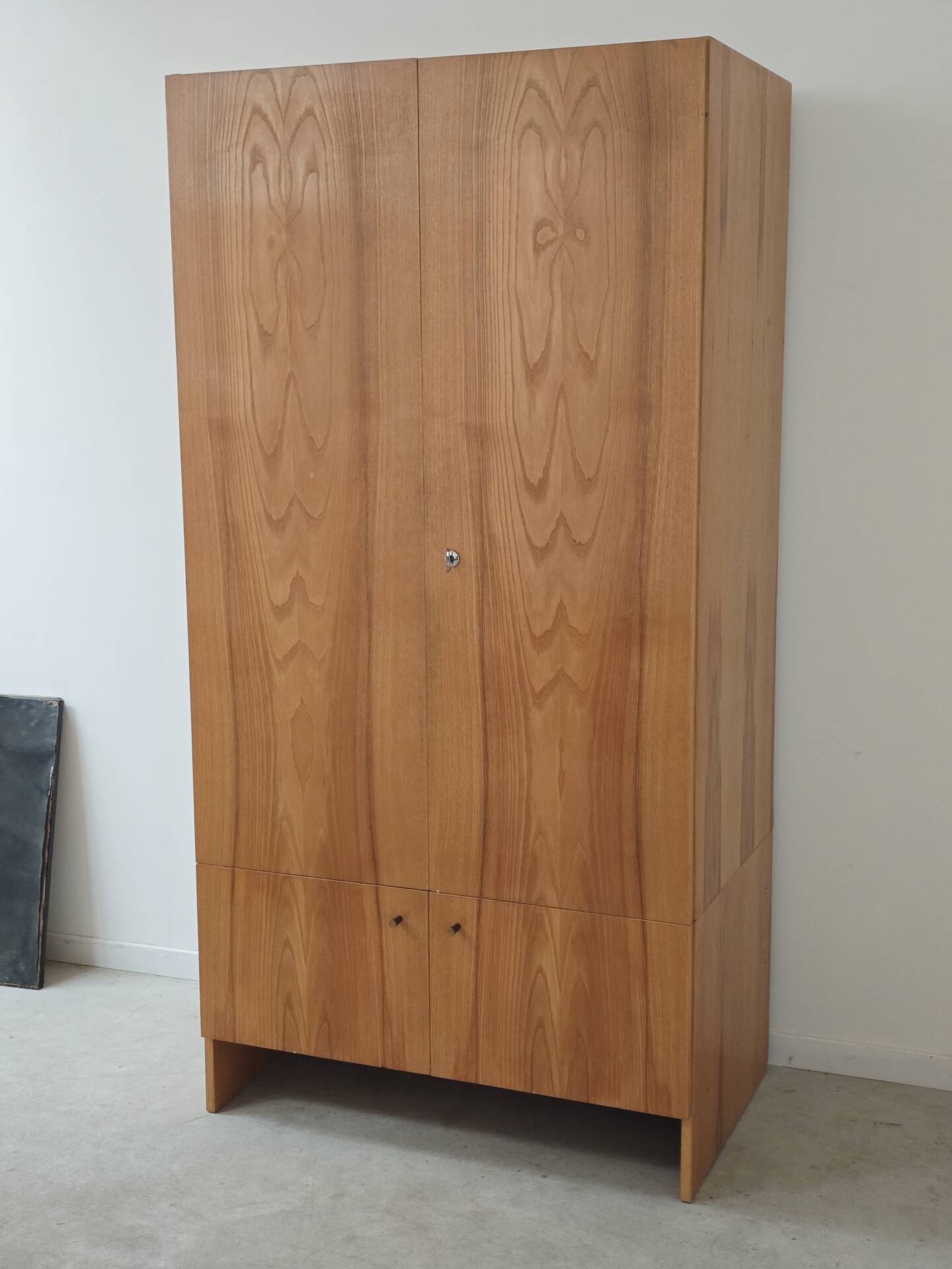 Large wooden wardrobe Drevotex 1970