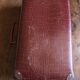 Valise vintage marron croco