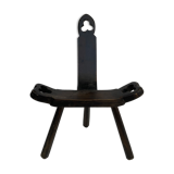 Vintage Spanish chair / stool 70s design brutalist