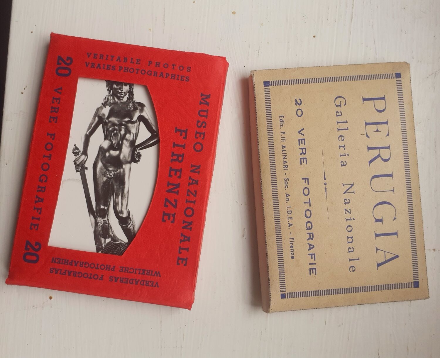 2 old photo covers - Italy