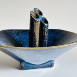 VINTAGE Geometric Ceramic VASE