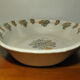 Flat ewer basin earthenware Moustiers Sud France 18th century flower solanée