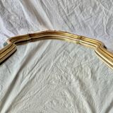 Ancien miroir en bois sculpté doré - 44 x 82 cm