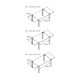 Table Tonelli Design Livingstone base chrome transparent tray 120 x 120
